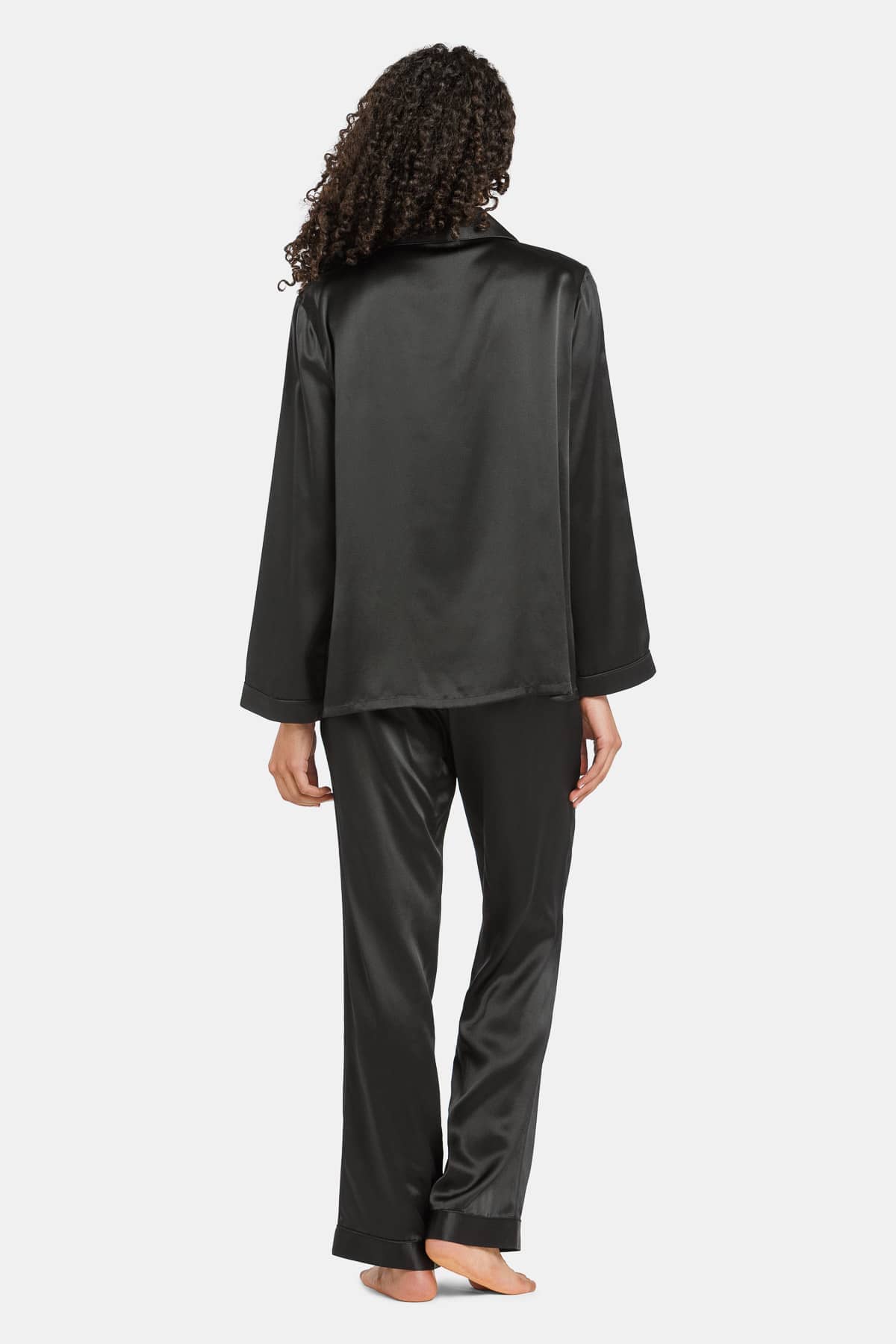 Women's 100% Mulberry Silk Classic Full Length Pajama Set with Gift Box Womens>Sleep and Lounge>Pajamas Fishers Finery