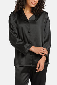 Women's 100% Mulberry Silk Classic Full Length Pajama Set with Gift Box Womens>Sleep and Lounge>Pajamas Fishers Finery