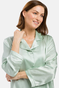 Women's 100% Mulberry Silk Classic Full Length Pajama Set with Gift Box Womens>Sleep and Lounge>Pajamas Fishers Finery