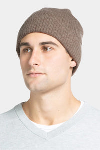 Men's 100% Pure Cashmere Ribbed Hat Mens>Accessories>Hat Fishers Finery
