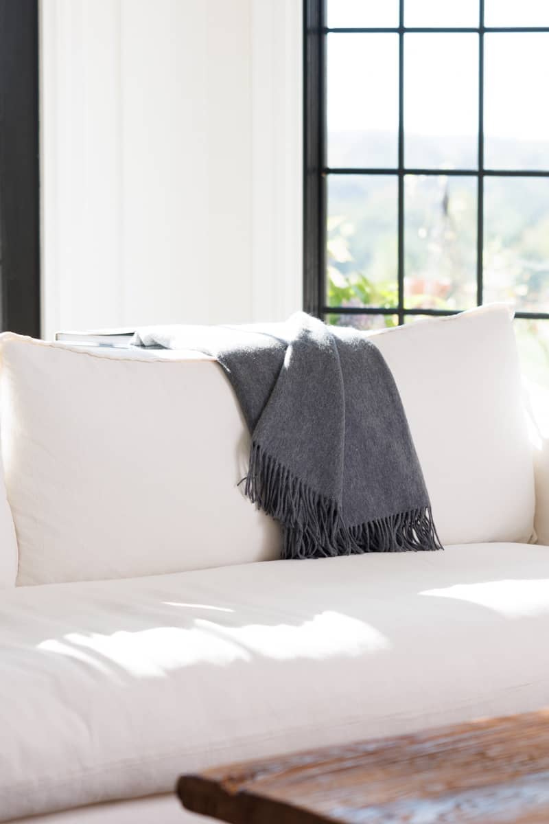 100% Pure Cashmere Fringe Throw Blanket with Gift Box Home>Bedding>Throw Fishers Finery