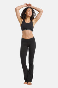 Women's EcoFabric™ Bootcut Yoga Pant Womens>Activewear>Yoga Pants Fishers Finery Black XS Petite