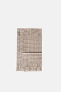 Texere 100% Organic Cotton Diamond Jacquard Towel Set Home>Bathroom>Towels Fishers Finery