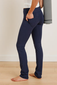 Women's EcoFabric™ Straight Leg Yoga Pant with Back Pockets Womens>Activewear>Yoga Pants Fishers Finery