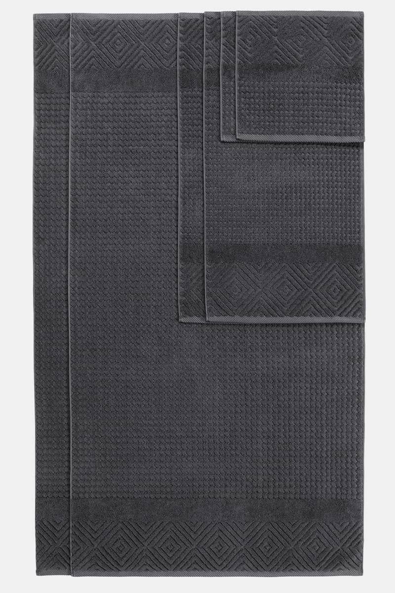 Texere 100% Organic Cotton Diamond Jacquard Towel Set Home>Bathroom>Towels Fishers Finery