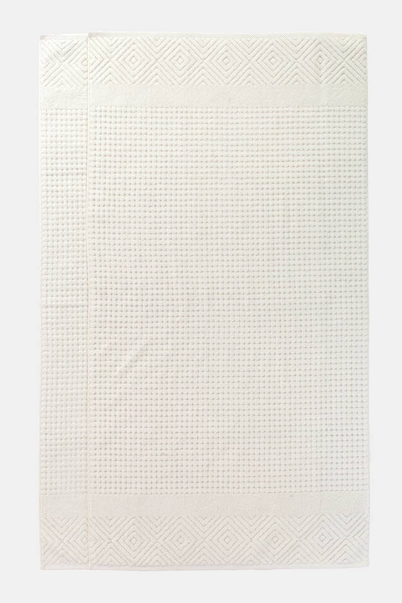 Texere 100% Organic Cotton Diamond Jacquard Towel Set Home>Bathroom>Towels Fishers Finery