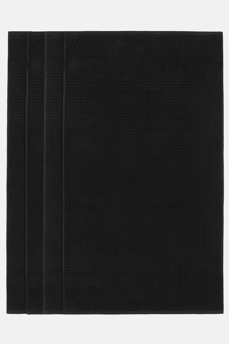 Texere 100% Organic Cotton Diamond Jacquard Towel Set Home>Bathroom>Towels Fishers Finery