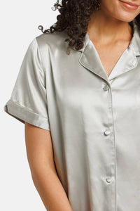 Women's 100% Mulberry Silk Short Sleeve Pajama Set with Gift Box Womens>Sleep and Lounge>Pajamas Fishers Finery