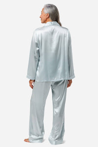 Women's 100% Mulberry Silk Classic Full Length Pajama Set with Gift Box Womens>Sleep and Lounge>Pajamas Fishers Finery