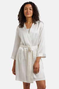 Women's 100% Pure Mulberry Silk Robe Womens>Sleepwear>Robe Fishers Finery