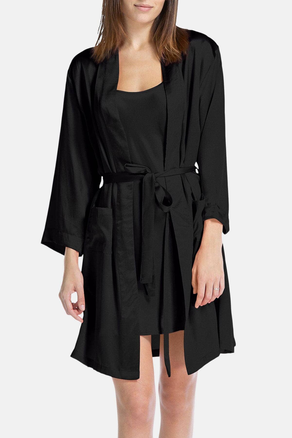 Women's 100% Pure Mulberry Silk Robe Womens>Sleepwear>Robe Fishers Finery