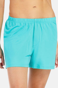 Women's EcoFabric™ Sleep / Lounge Boxer Womens>Sleepwear>Boxer Fishers Finery Turquoise Small