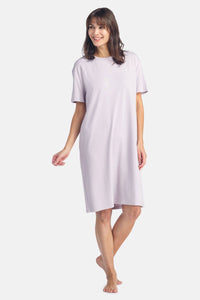 Women's EcoFabric™ Sleep Tee - Relaxed Fit Womens>Sleepwear>Nightgown Fishers Finery Lavender Fog Regular