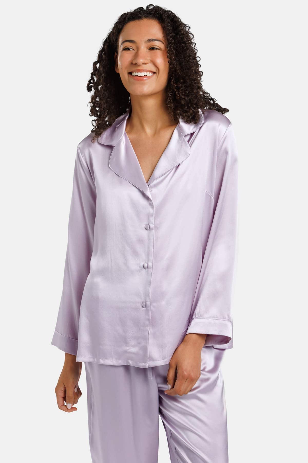 Women's 100% Mulberry Silk Classic Full Length Pajama Set with Gift Box Womens>Sleep and Lounge>Pajamas Fishers Finery