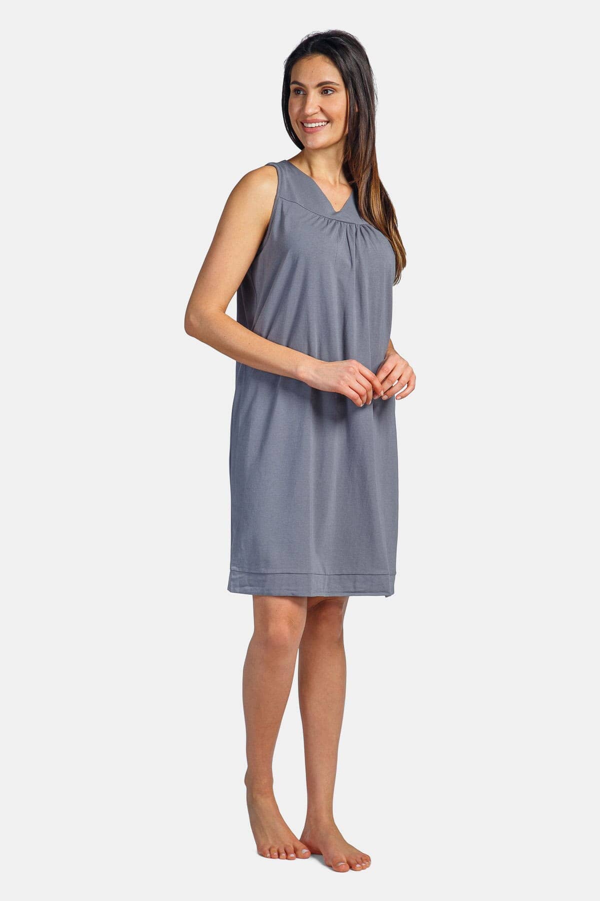 Women's Sleeveless EcoFabric™ Nightgown - Relaxed Fit Womens>Sleepwear>Nightgown Fishers Finery