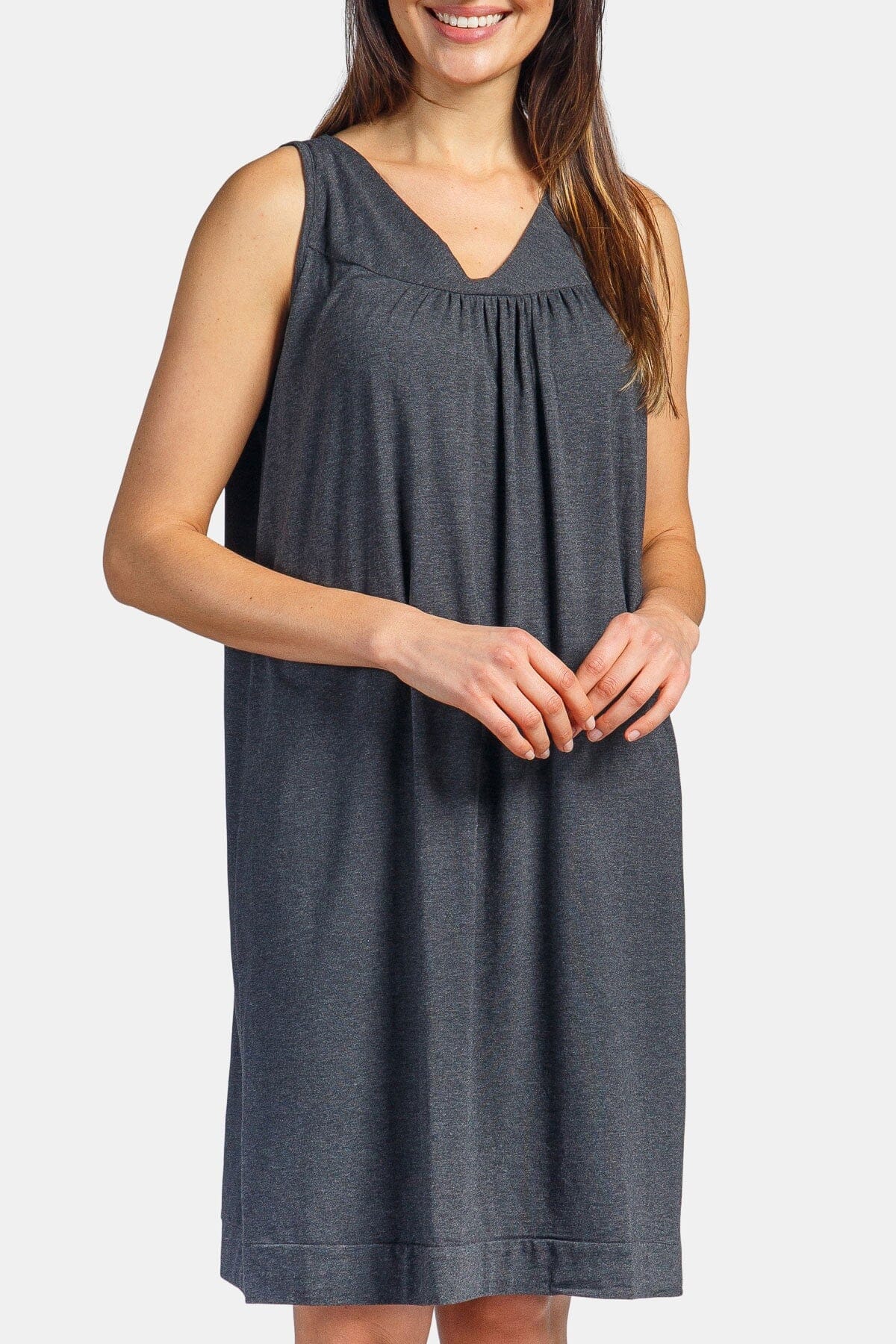 Women's Sleeveless EcoFabric™ Nightgown - Relaxed Fit Womens>Sleepwear>Nightgown Fishers Finery