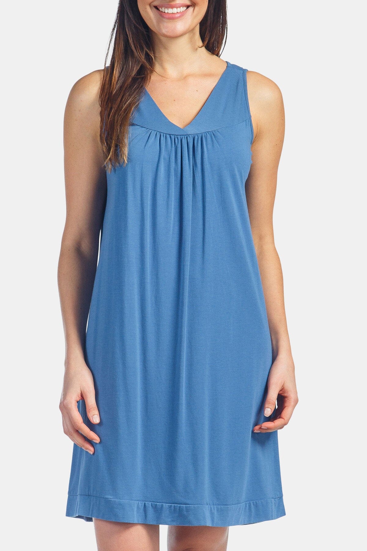Women's Sleeveless EcoFabric™ Nightgown - Relaxed Fit Womens>Sleepwear>Nightgown Fishers Finery