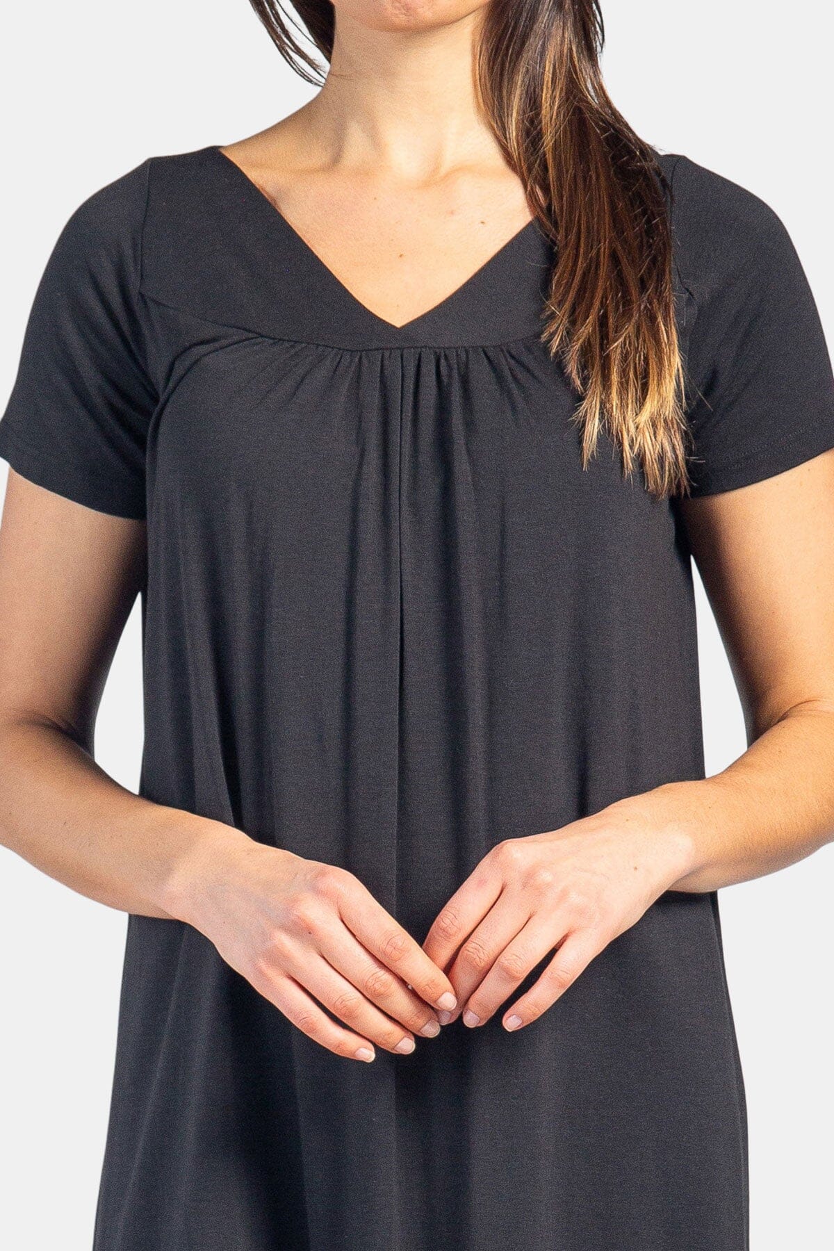 Women's Short Sleeve EcoFabric™ Nightgown - Relaxed Fit Womens>Sleepwear>Nightgown Fishers Finery