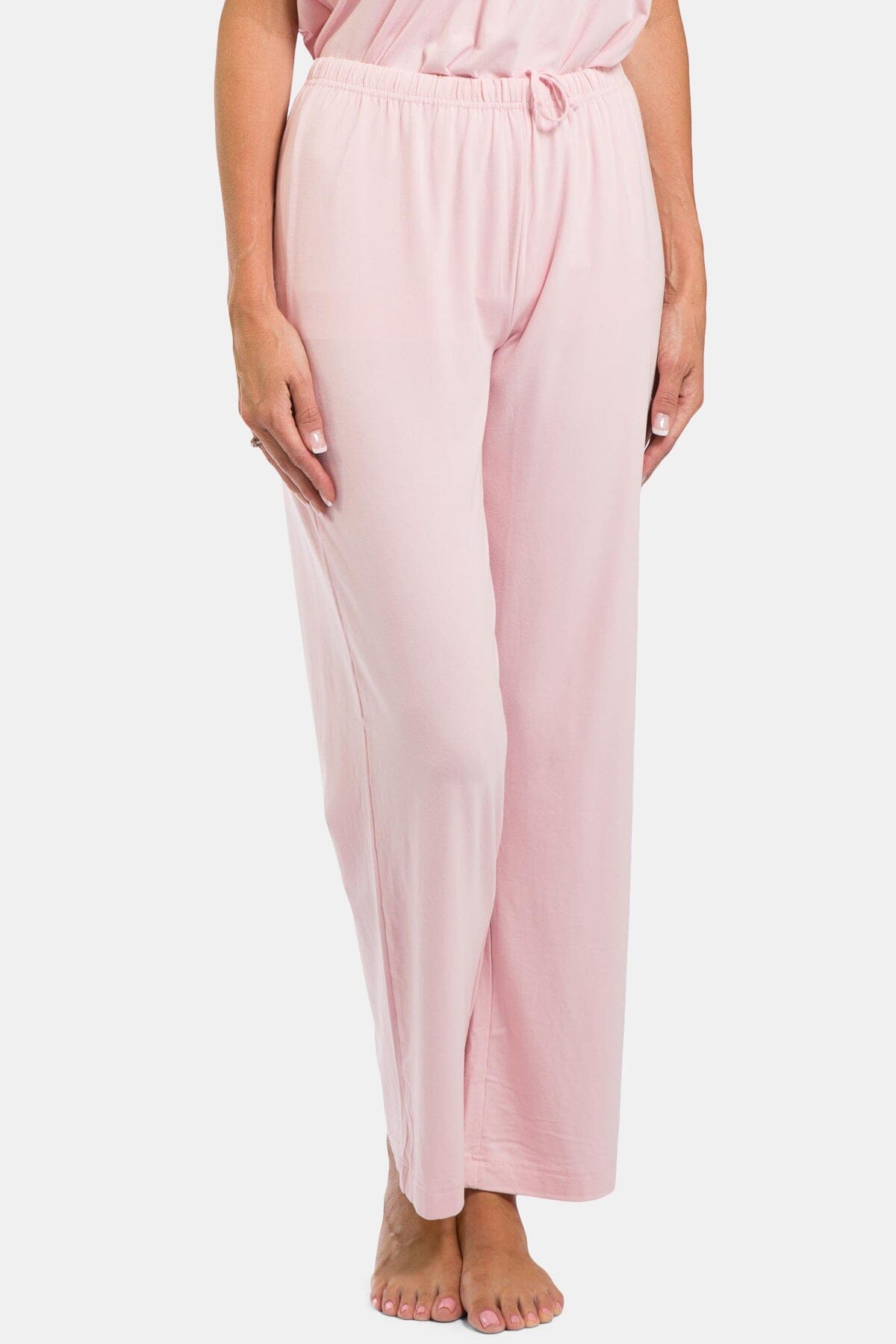 Women's Jersey Pajama Set with Gift Box- Short Sleeve Top and Full Length Pant Womens>Sleep and Lounge>Pajamas Fishers Finery