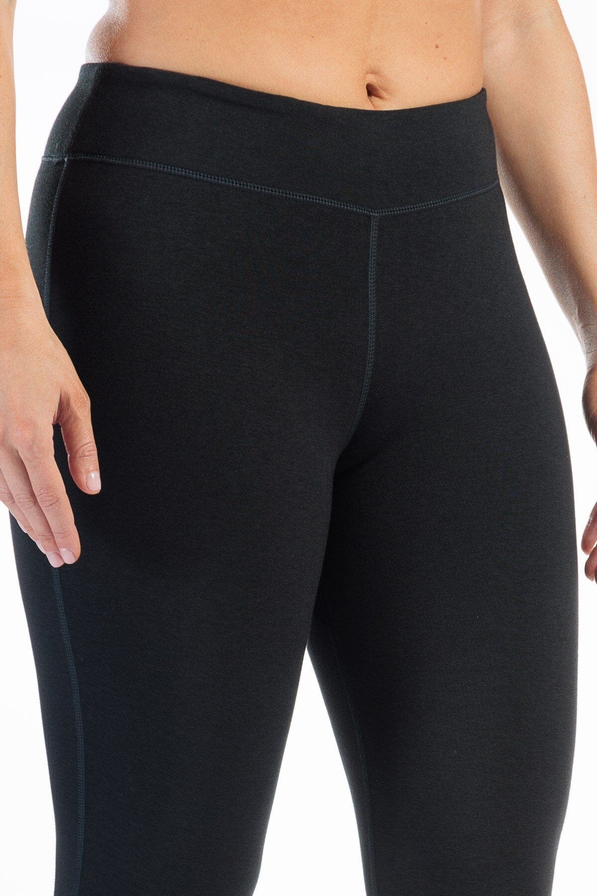 Women's EcoFabric™ 18" Yoga Capri Workout Legging Womens>Activewear>Yoga Pants Fishers Finery