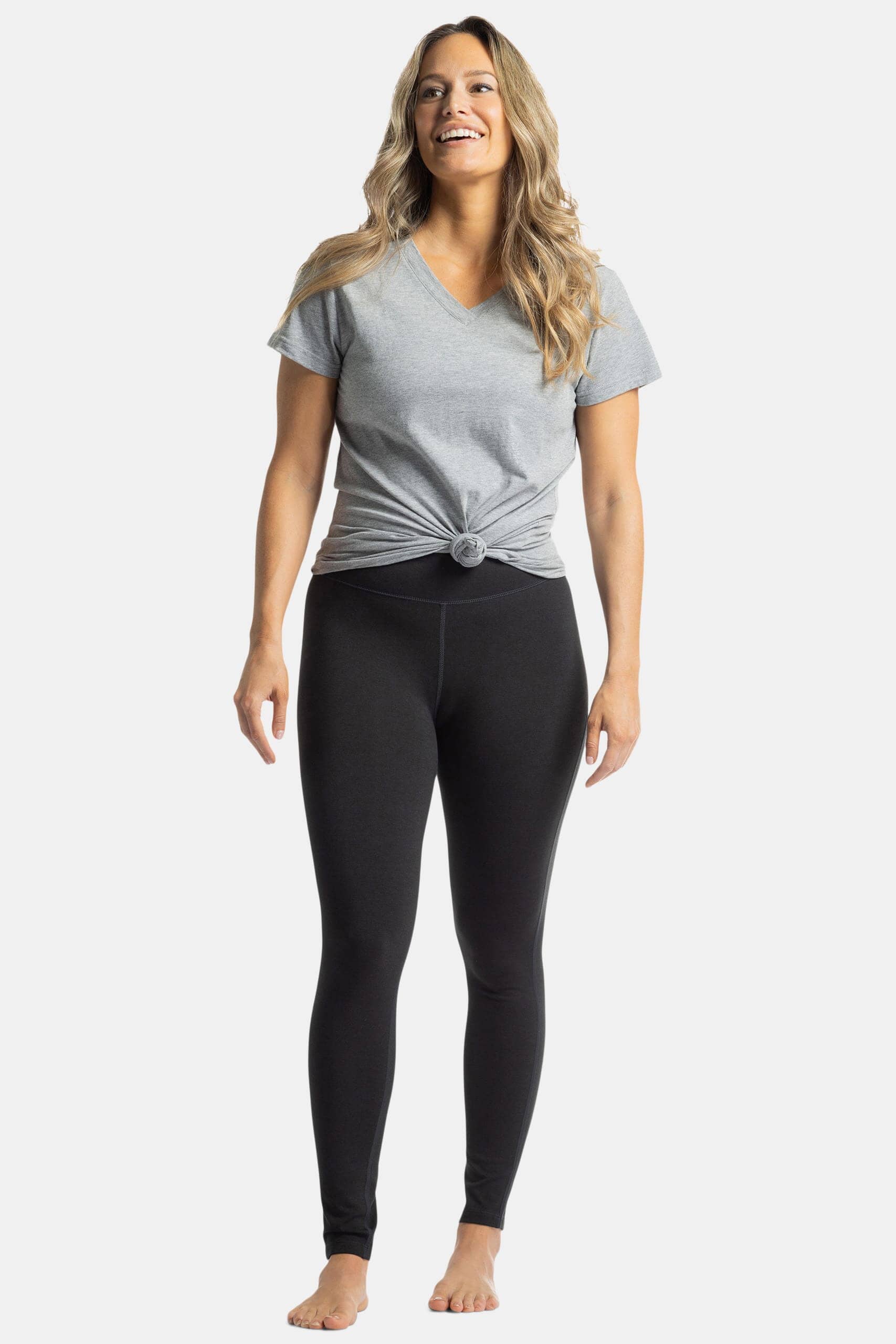 Women’s EcoFabric™ Ankle Length Legging With Back Pockets Womens>Activewear>Yoga Pants Fishers Finery