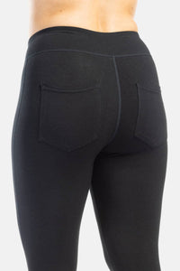Women’s EcoFabric™ Ankle Length Legging With Back Pockets Womens>Activewear>Yoga Pants Fishers Finery