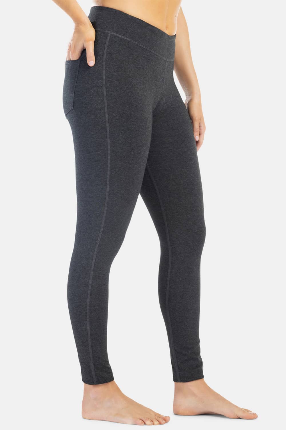 Women’s EcoFabric™ Ankle Length Legging With Back Pockets Womens>Activewear>Yoga Pants Fishers Finery