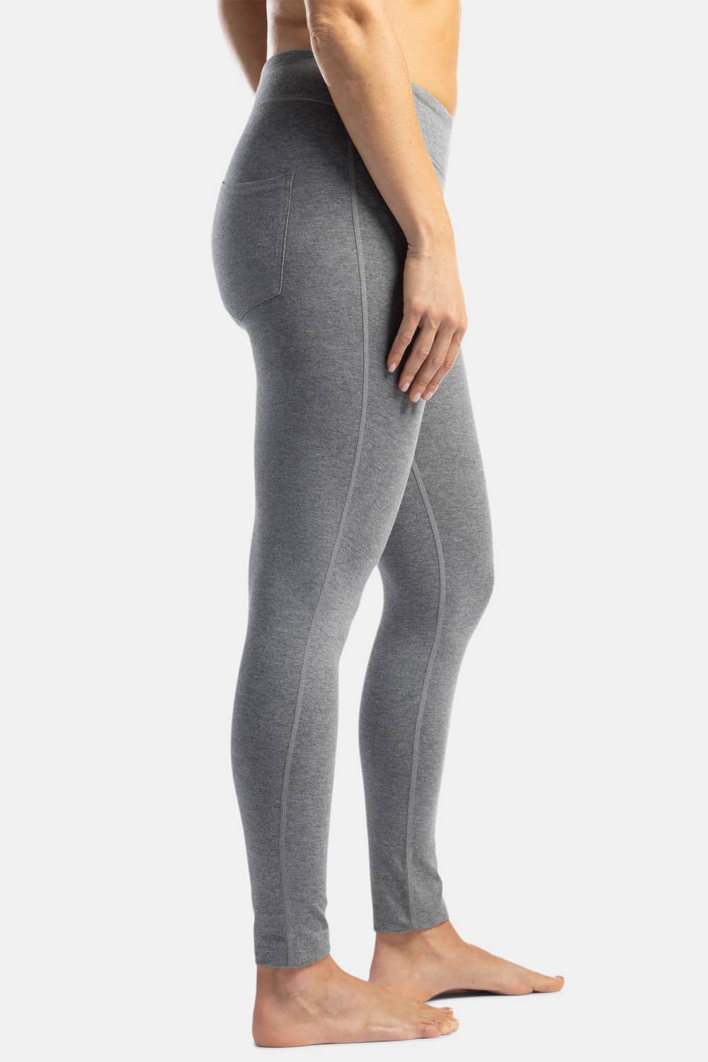 Women’s EcoFabric™ Ankle Length Legging With Back Pockets Womens>Activewear>Yoga Pants Fishers Finery