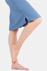 Women's Jersey Below Knee Henley Nightshirt Womens>Sleep and Lounge>Nightgown Fishers Finery