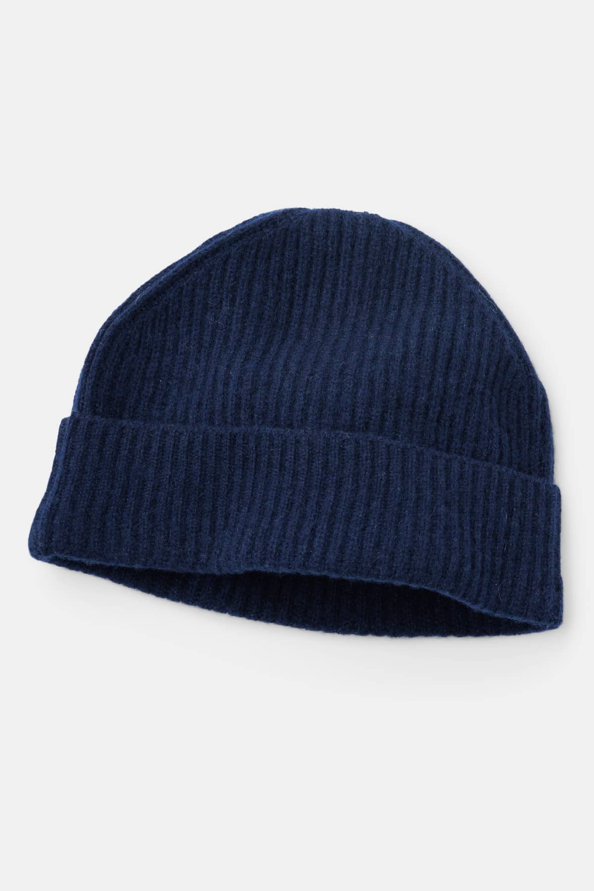 Men's 100% Pure Cashmere Ribbed Hat Mens>Accessories>Hat Fishers Finery