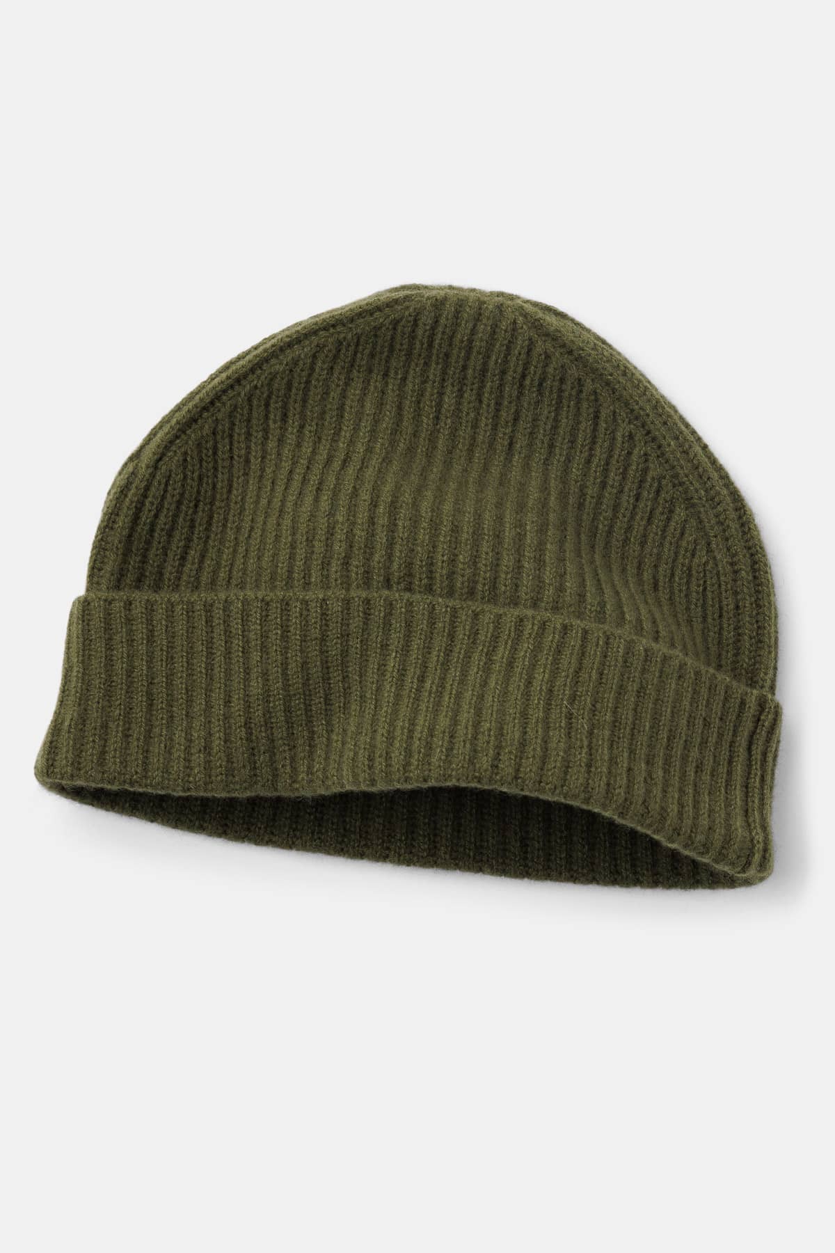 Men's 100% Pure Cashmere Ribbed Hat Mens>Accessories>Hat Fishers Finery
