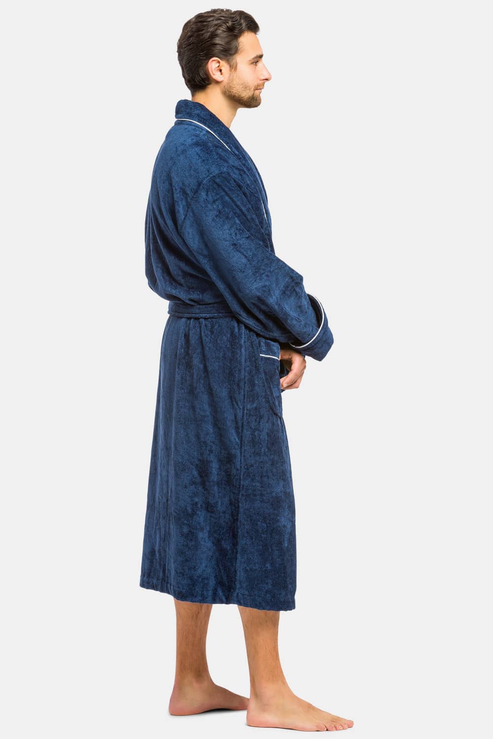 Men's Premier Turkish-Style Full Length Terry Cloth Spa Robe Mens>Sleepwear>Robe Fishers Finery