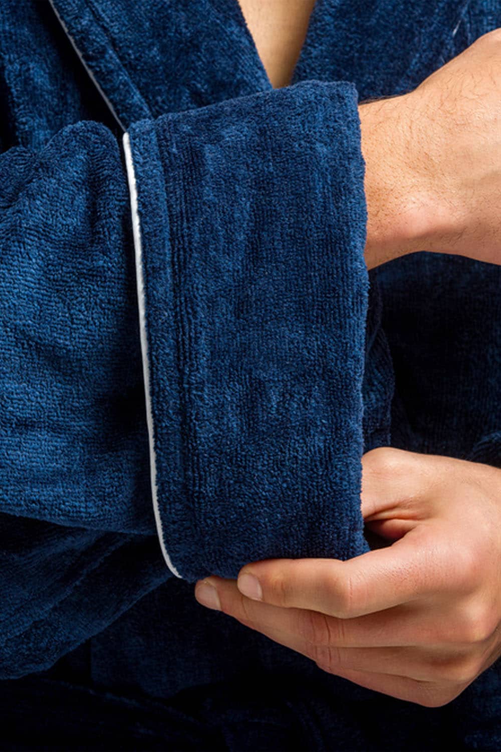 Men's Premier Turkish-Style Full Length Terry Cloth Spa Robe Mens>Sleepwear>Robe Fishers Finery