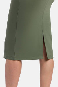 Women's Ponte Knit Midi Length Pencil Skirt Womens>Skirt Fishers Finery