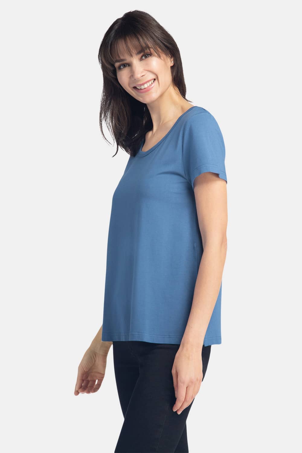 Women's Relaxed EcoFabric™ Scoop Neck Tee Womens>Casual>Top Fishers Finery