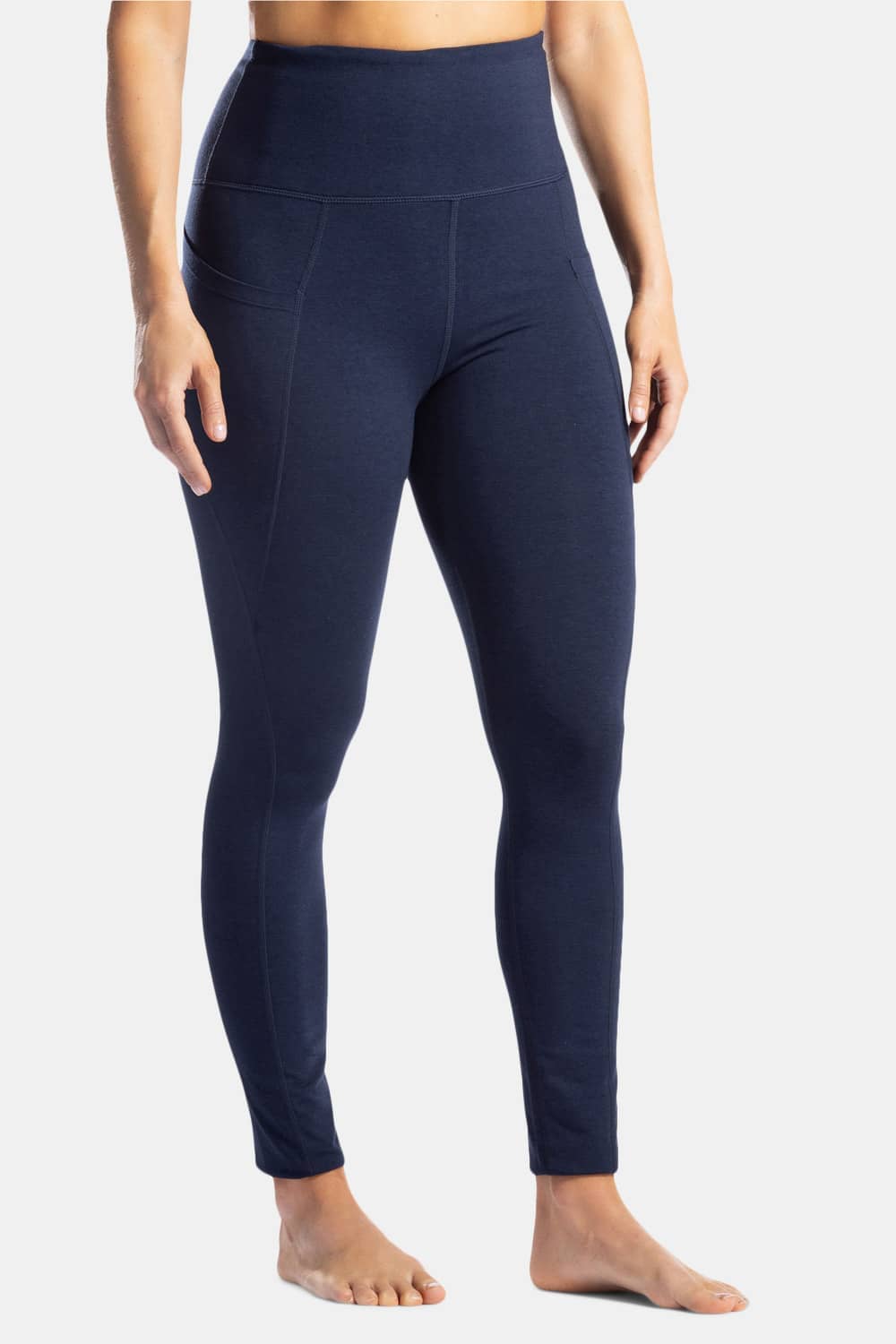 Women's EcoFabric™ Super High-Rise Active Legging Tight Womens>Activewear>Yoga Pants Fishers Finery Navy X-Small
