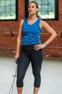 Women's EcoFabric™ Super High-Rise Active 18" Capri - Outlet Womens>Activewear>Yoga Pants Fishers Finery