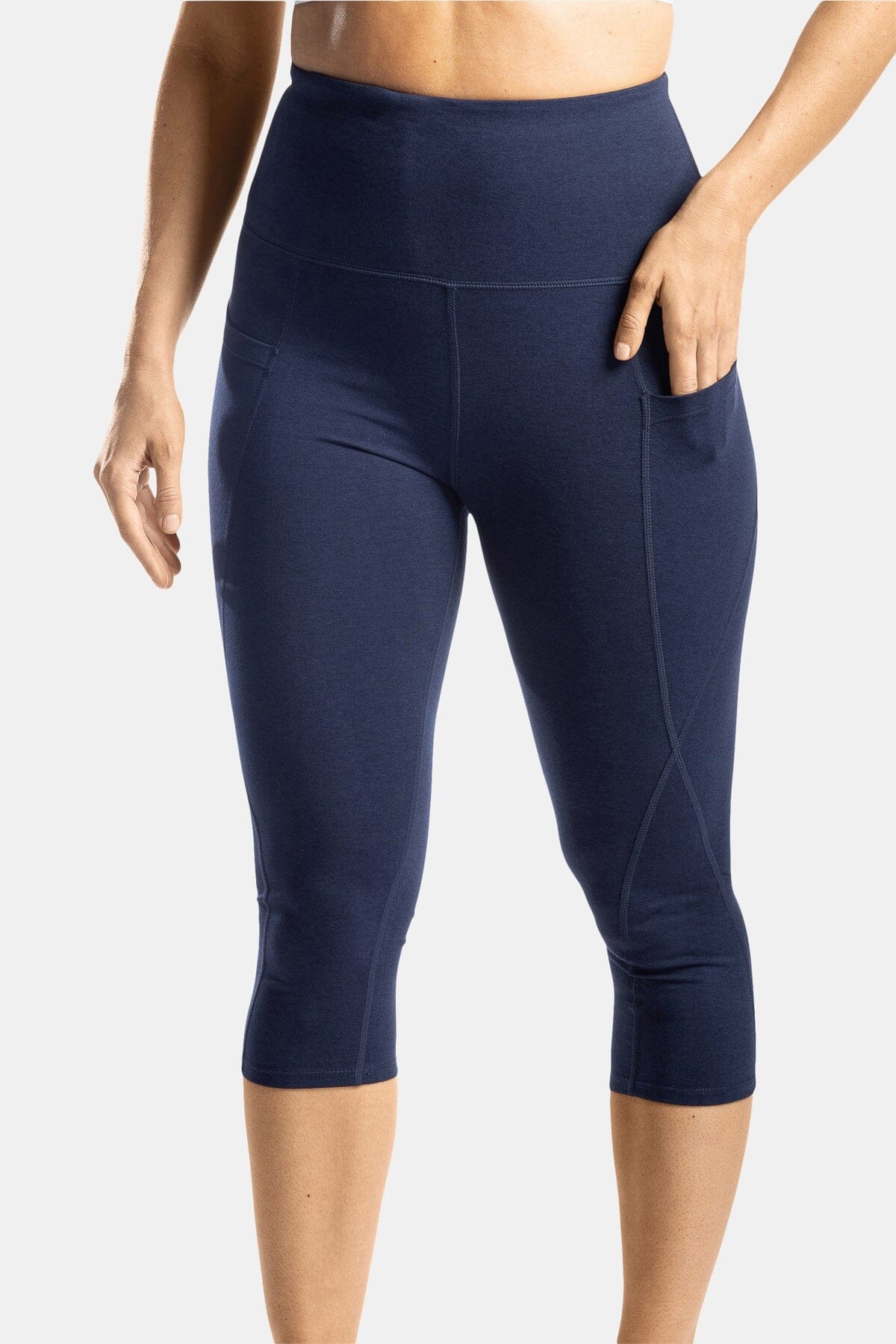 Women's EcoFabric™ Super High-Rise Active 18" Capri Womens>Activewear>Yoga Pants Fishers Finery