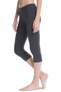 Women's EcoFabric™ 18" Yoga Capri Workout Legging Womens>Activewear>Yoga Pants Fishers Finery