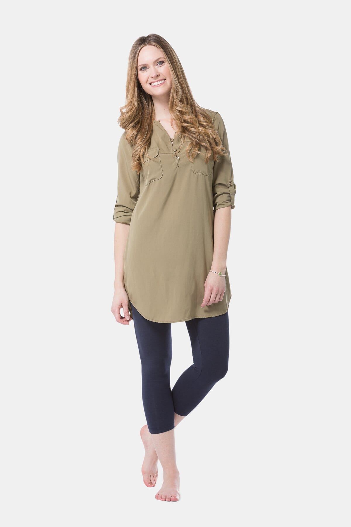 Women's Everyday EcoFabric™ Capri Length Legging Womens>Casual>Leggings Fishers Finery