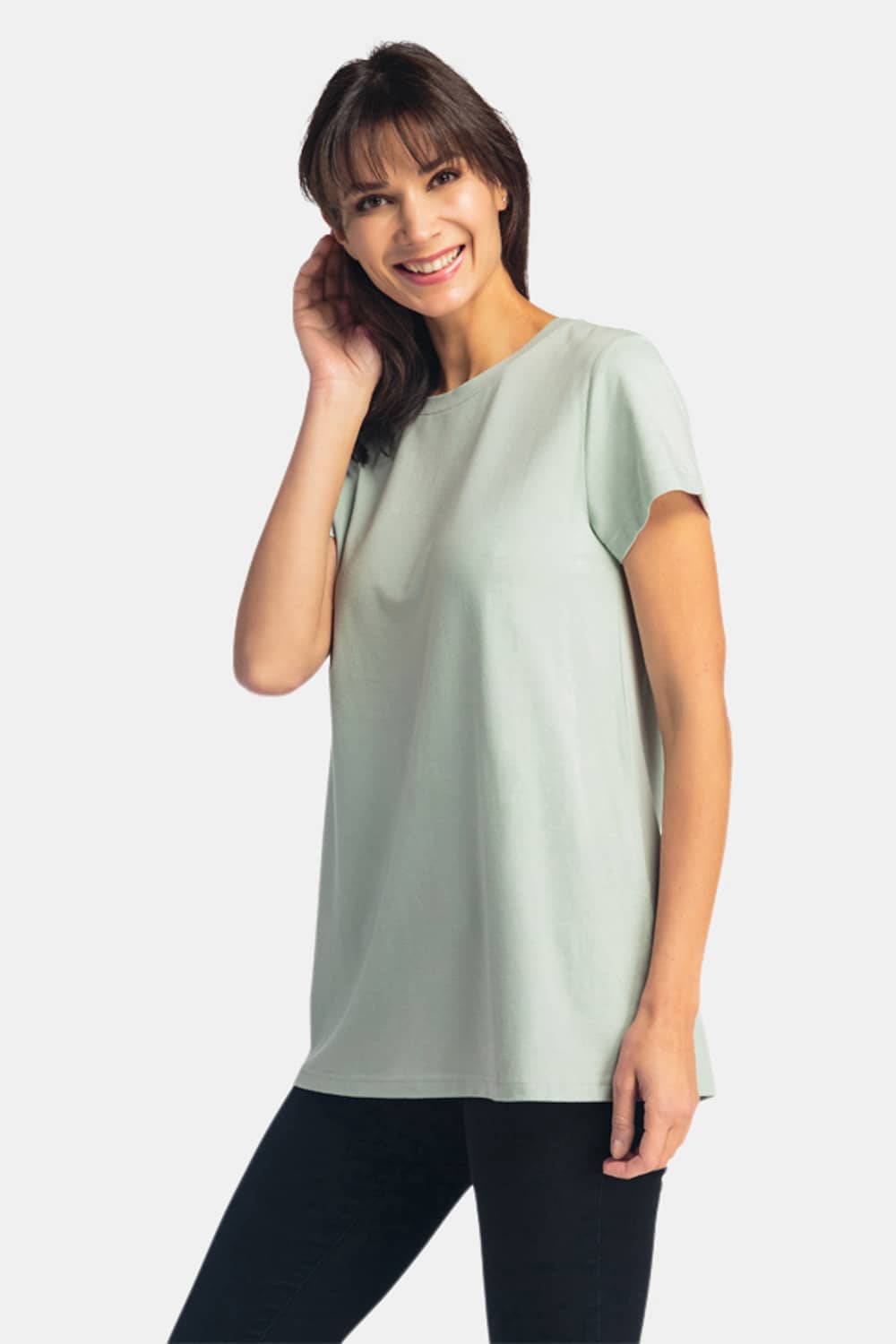 Women's Relaxed EcoFabric™ Crew Neck Tee Womens>Casual>Top Fishers Finery