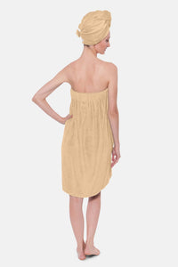 Texere Women's 2pc Terry Cloth Body and Hair Wrap Womens>Spa>Set Fishers Finery