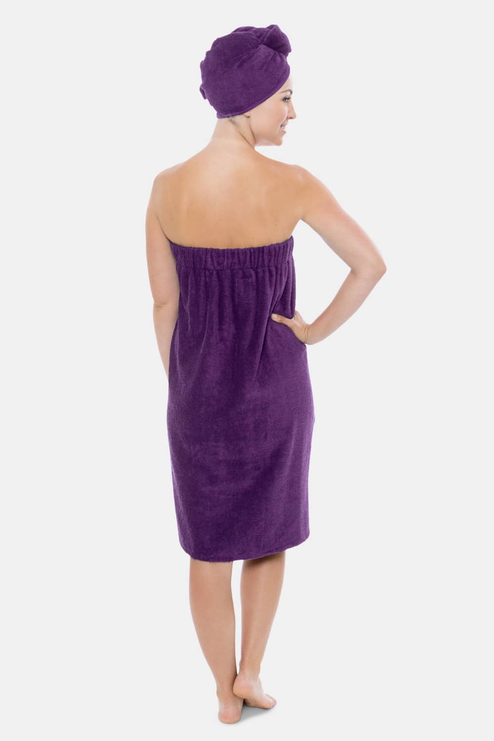 Texere Women's 2pc Terry Cloth Body and Hair Wrap Womens>Spa>Set Fishers Finery