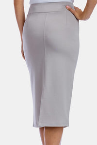 Women's Ponte Knit Midi Length Pencil Skirt Womens>Skirt Fishers Finery