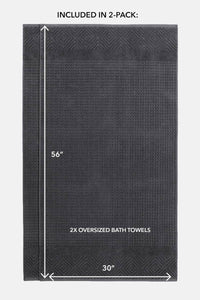 Texere 100% Organic Cotton Diamond Jacquard Towel Set Fishers Finery