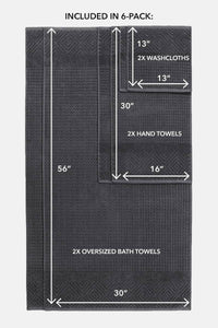 Texere 100% Organic Cotton Diamond Jacquard Towel Set Fishers Finery