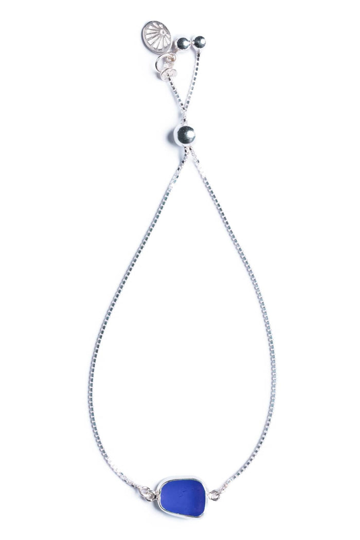 Adjustable Bezel Wrap Bracelet with Gift Box Womens>Accessories>Jewelry Fishers Finery Cobalt