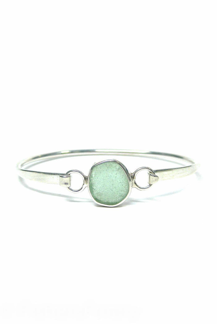 Bezel Bangle Bracelet with Gift Box Womens>Accessories>Jewelry Fishers Finery Seafoam