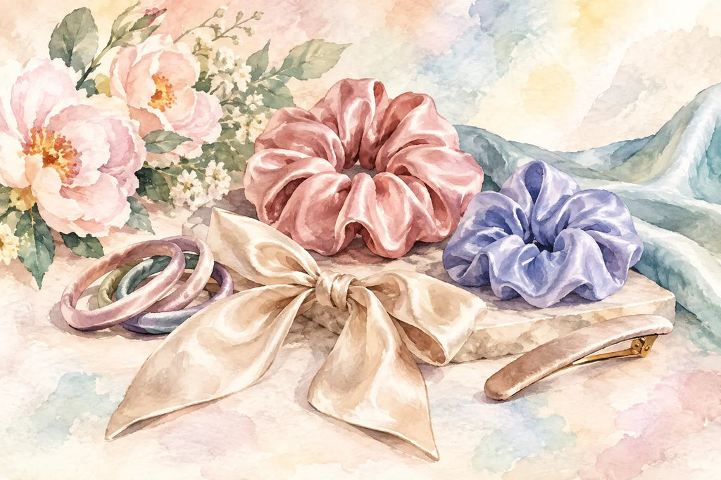 A Guide to Silk Hair Accessories That Last