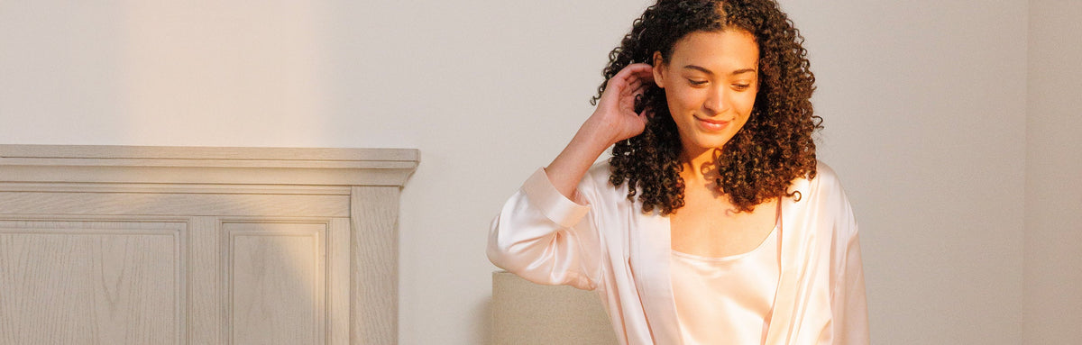 The Perfect Travel Accessory Is Our Easy to Pack Pure Silk Robe